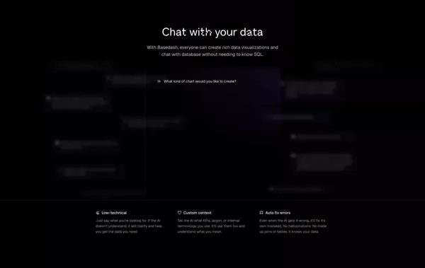 Basedash | The AI-native Business Intelligence Platform - Landing design inspiration