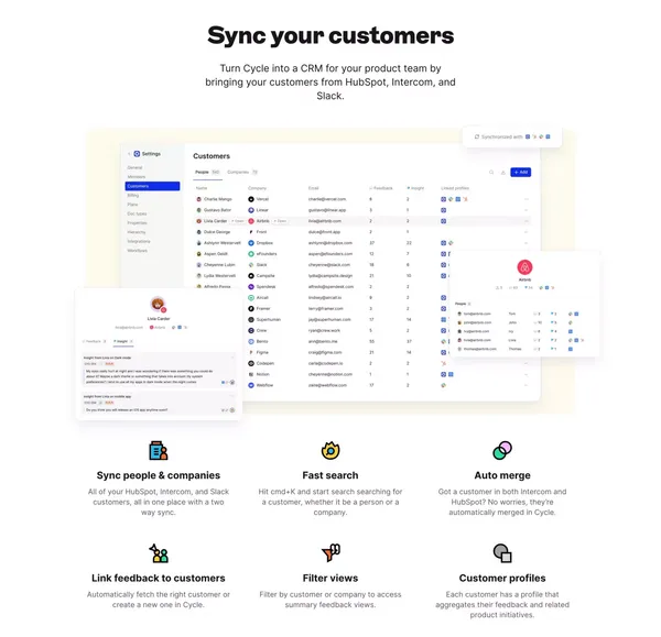 Cycle | Where product folks get stuff done - Landing design inspiration