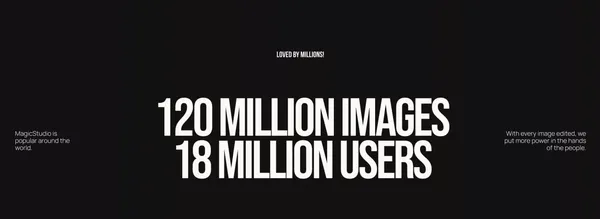 Create images from text using AI - Landing design inspiration