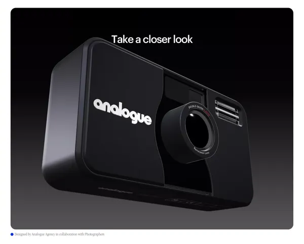 Analogue aF-1 | Just point and shoot. - Landing design inspiration