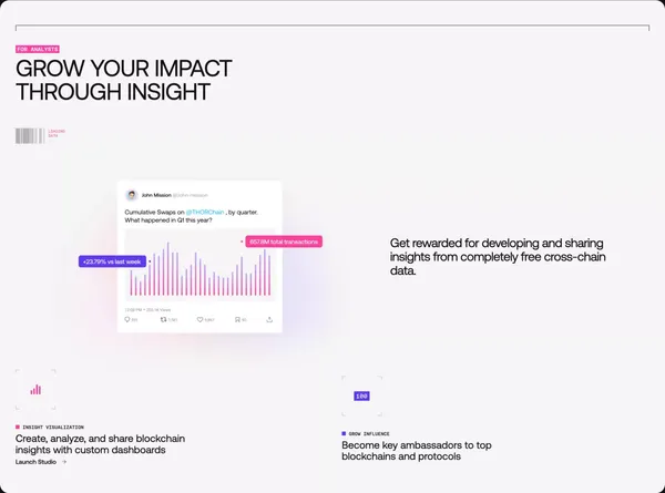 Flipside | The Platform for Intelligent Blockchain Growth - Landing design inspiration