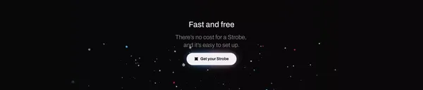 Strobe ¦ Get your Strobe - Landing design inspiration