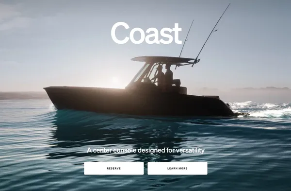 Arc - 100% Electric Boats - Landing design inspiration