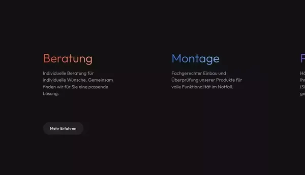 Startseite - Landing design inspiration