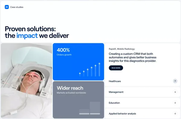 Dashline - Custom Software Development & Business Automation Solutions - Landing design inspiration