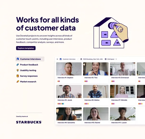 Community — Dovetail - Landing design inspiration