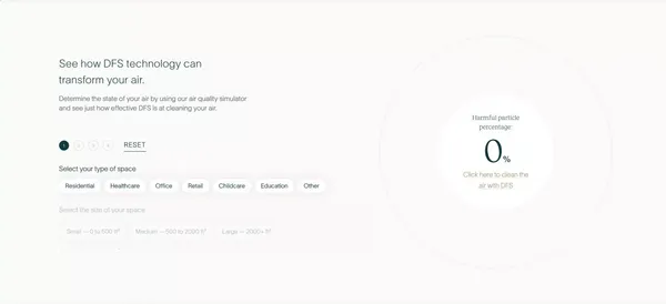 TruAQ | Clean air for everyone - Landing design inspiration