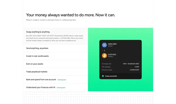 Your Multichain DeFi Hub - Landing design inspiration