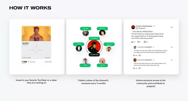 Everbloom App - Invest in creators - Landing design inspiration