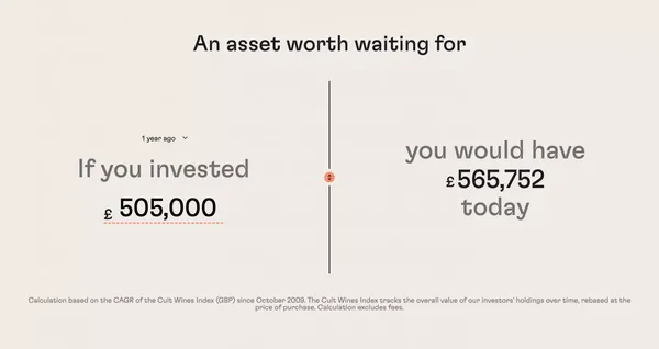 Wine Investment.com | Investing In Fine Wine | Cult Wines - Landing design inspiration