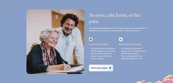 Baba Care | The assistant for self-care and caregiving. - Landing design inspiration