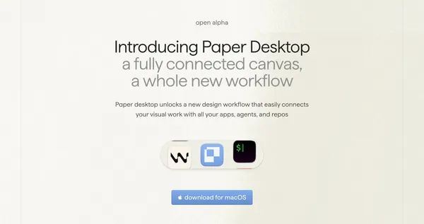 Paper – design, share, ship - Landing design inspiration