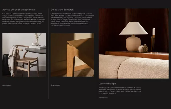 Spruce - Landing design inspiration