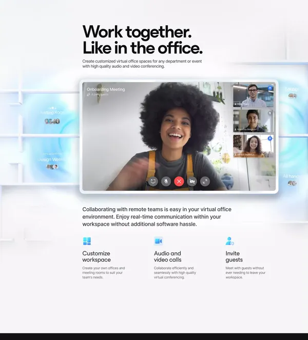 Everything App for your teams - Landing design inspiration