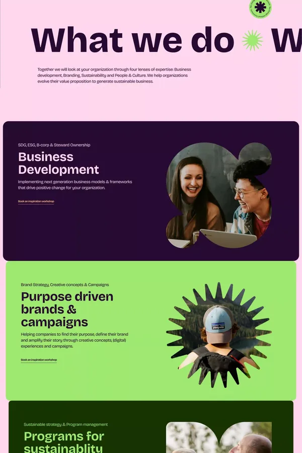 SupaDupa - Let's build good companies! - Landing design inspiration