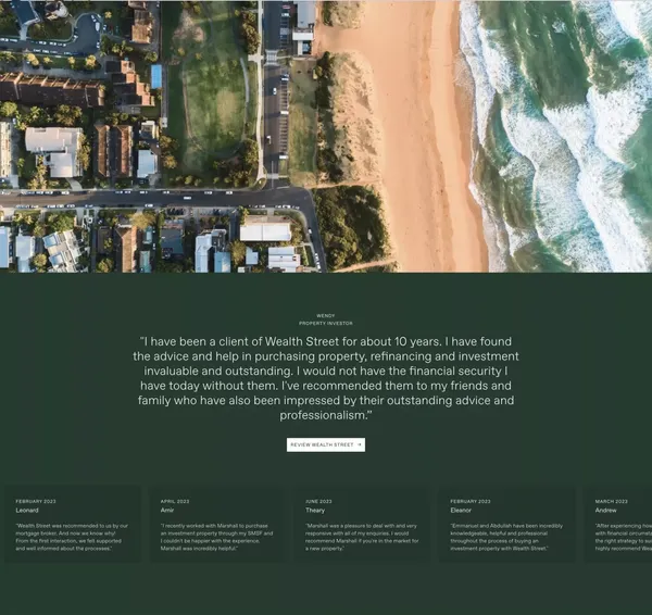 Wealth Street - Your Partner in Property Investment | Expert Advice & Opportunities - Landing design inspiration