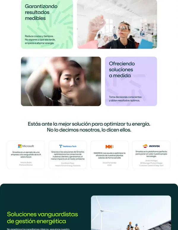 Smarkia - Landing design inspiration