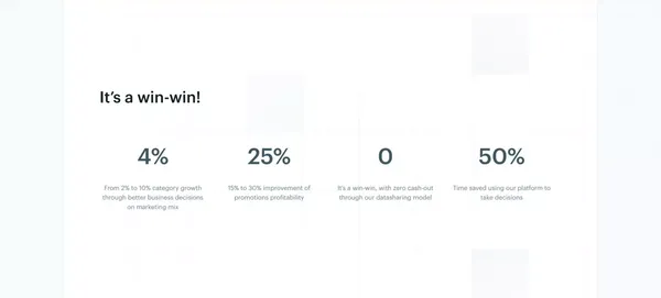 Drive smarter business decisions through AI - In The Memory - Landing design inspiration