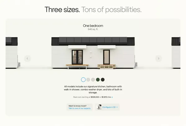 Samara - Landing design inspiration
