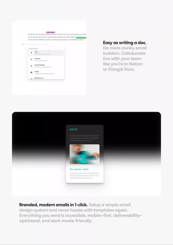 Audienceful: Email Marketing Reinvented - Landing design inspiration