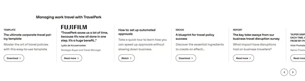 Corporate Travel Management & Business Travel Services - Landing design inspiration