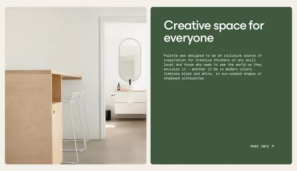 Palette Supply - Landing design inspiration