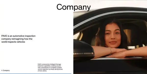 PAVE | Vehicle Inspection API - Landing design inspiration