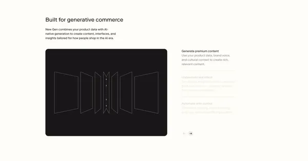 New Generation - Landing design inspiration