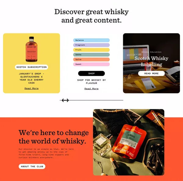 Whisky Me Whisky Club - Monthly Whisky Subscription– Whisky-Me - Landing design inspiration