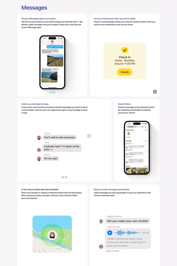 iOS 17 Preview - Apple - Landing design inspiration