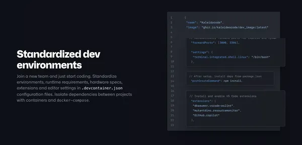 GitHub Codespaces · GitHub - Landing design inspiration