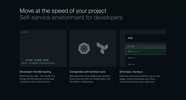 Oxide - Landing design inspiration