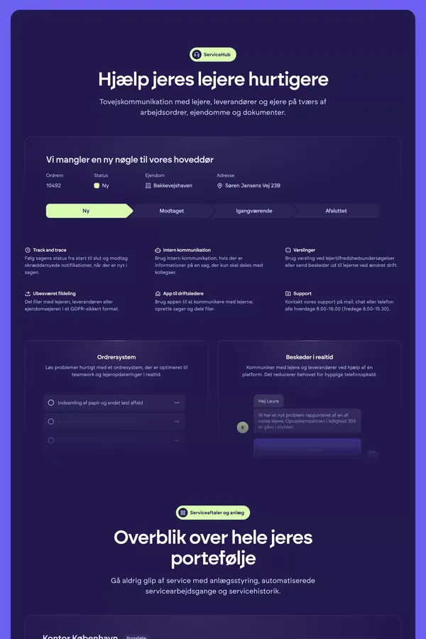 Propbinder - Den moderne ejendomsplatform - Landing design inspiration