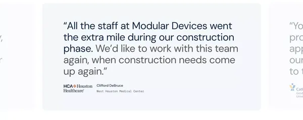 Mobile Imaging Labs and Cleanrooms | Modular Devices - Landing design inspiration