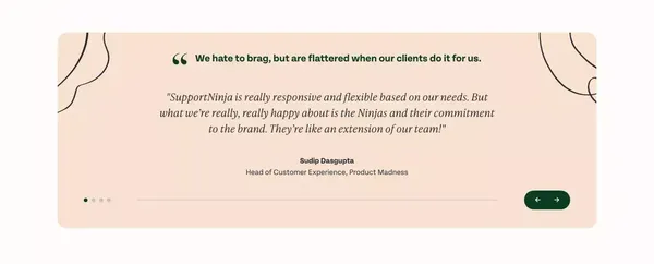 Seamless Outsourcing That Helps Companies Grow | SupportNinja - Landing design inspiration