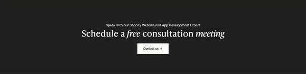 Shopify Plus Development  Agency - Custom Shopify Solutions - Landing design inspiration