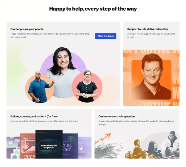 Help Scout: Shared Inbox, Help Center, & Live Chat Software - Landing design inspiration