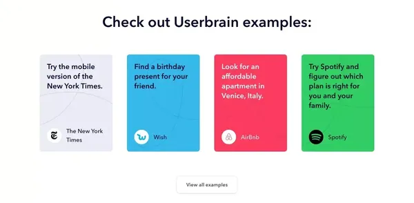 Userbrain - User testing made simple - Landing design inspiration