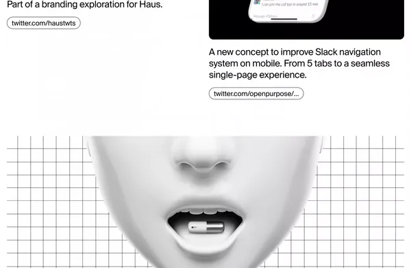Order from Chaos - Portfolio design inspiration