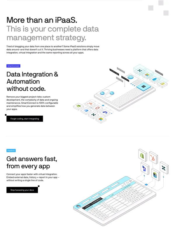 eOne Solutions - Landing design inspiration