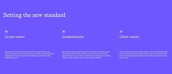 Welcome | Native | Insurance in tune with tech - Landing design inspiration
