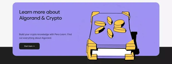 Pera Algo Wallet – Simply the best Algorand wallet. - Landing design inspiration