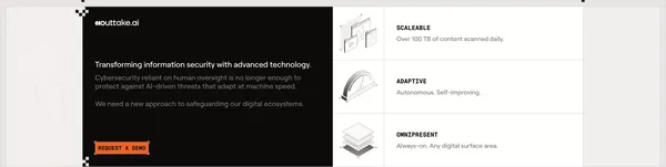 Cyber Agents for Every Digital Threat | Outtake - Landing design inspiration