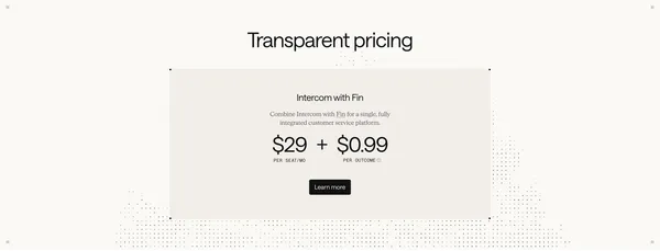 Intercom | The only helpdesk designed for the AI Agent era - Landing design inspiration
