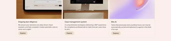 Bits Technology - Landing design inspiration
