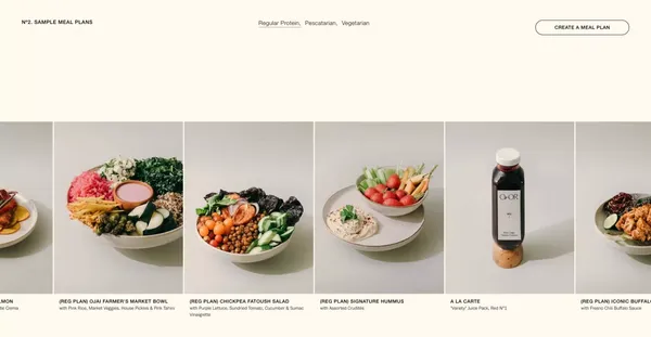 Organic Oren | Los Angeles - Landing design inspiration