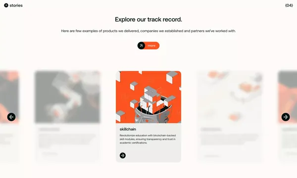 (dot)connect - Landing design inspiration