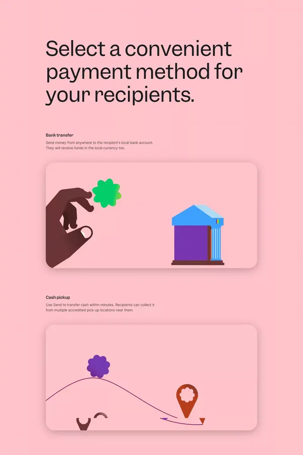 Send - Flutterwave - Landing design inspiration