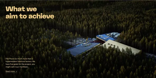 Vestre will build the world's most environmentally friendly furniture factory - Landing design inspiration