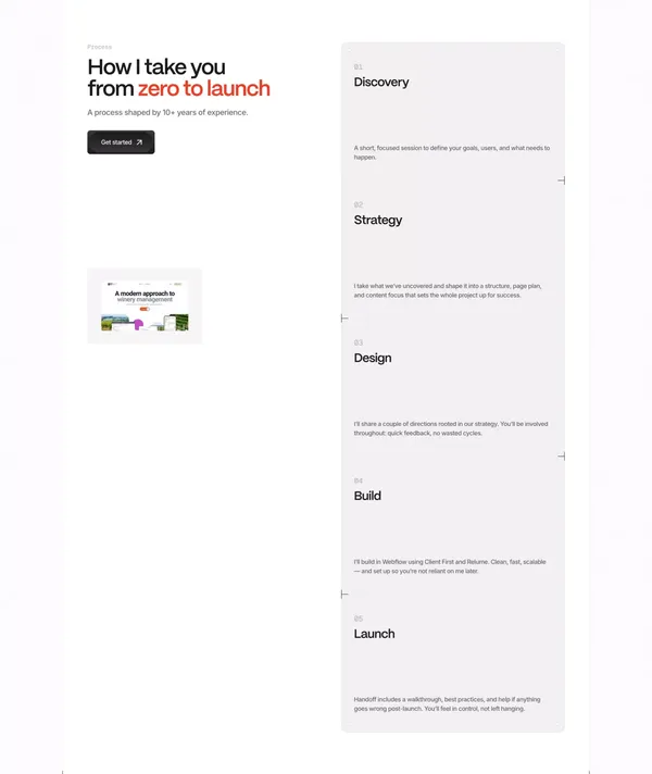 Two Hands | Webflow Design & Development Studio - Landing design inspiration